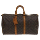 LOUIS VUITTON Monogram Keepall 45 Boston Bag M41428 LV Auth 137013-13