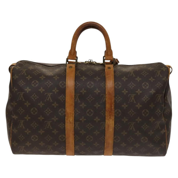LOUIS VUITTON Monogram Keepall 45 Boston Bag M41428 LV Auth 137013