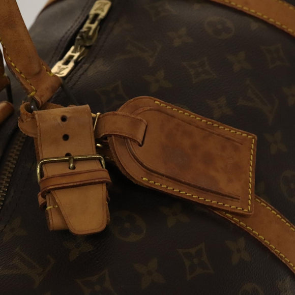 LOUIS VUITTON Monogram Keepall 60 Boston Bag M41422 LV Auth 137014