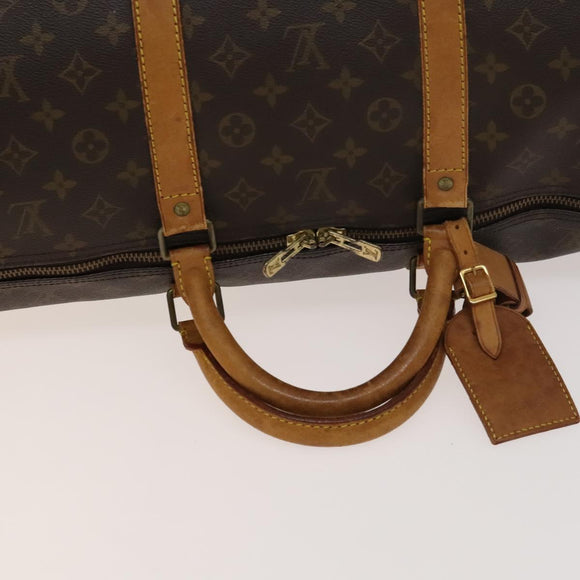 LOUIS VUITTON Monogram Keepall 60 Boston Bag M41422 LV Auth 137014
