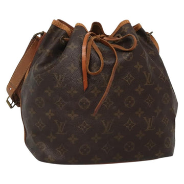 LOUIS VUITTON Monogram Petit Noe Shoulder Bag M42226 LV Auth 137017