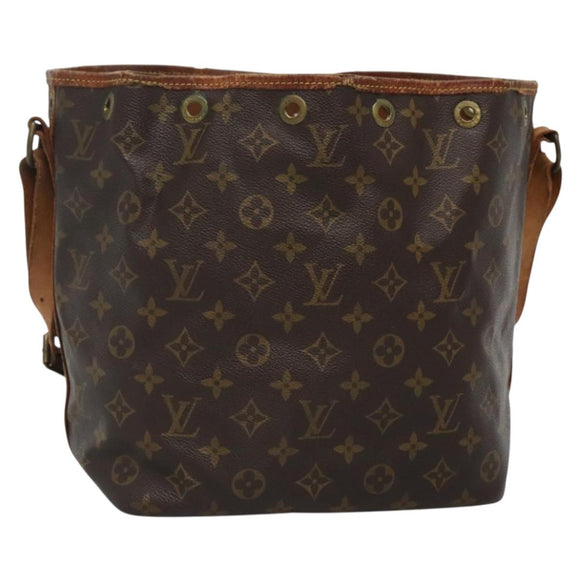 LOUIS VUITTON Monogram Petit Noe Shoulder Bag M42226 LV Auth 137019
