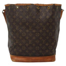 LOUIS VUITTON Monogram Noe Shoulder Bag M42224 LV Auth 137021-2