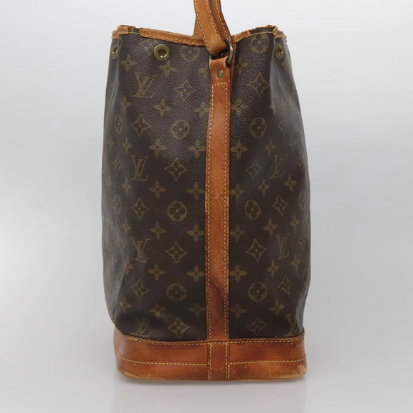 LOUIS VUITTON Monogram Noe Shoulder Bag M42224 LV Auth 137021