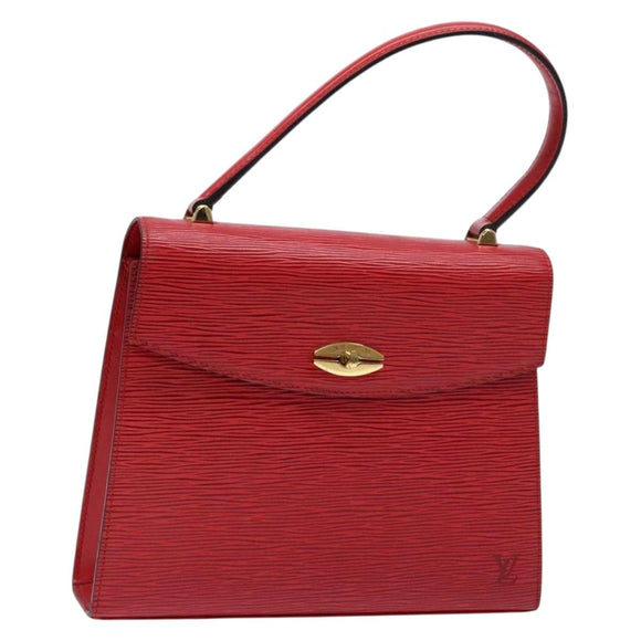 LOUIS VUITTON Epi Malesherbes Hand Bag Red M52377 LV Auth 137028