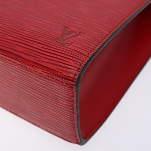LOUIS VUITTON Epi Malesherbes Hand Bag Red M52377 LV Auth 137028