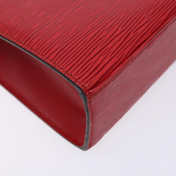 LOUIS VUITTON Epi Malesherbes Hand Bag Red M52377 LV Auth 137028