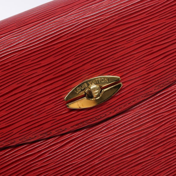 LOUIS VUITTON Epi Malesherbes Hand Bag Red M52377 LV Auth 137028
