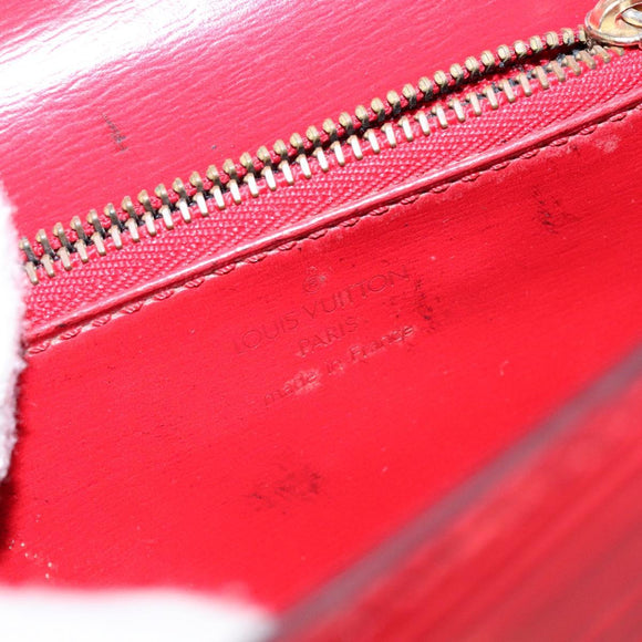 LOUIS VUITTON Epi Malesherbes Hand Bag Red M52377 LV Auth 137028