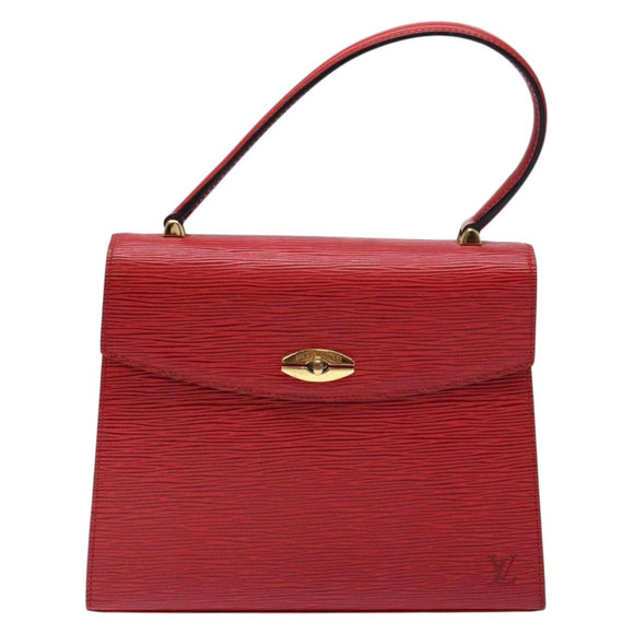 LOUIS VUITTON Epi Malesherbes Hand Bag Red M52377 LV Auth 137028