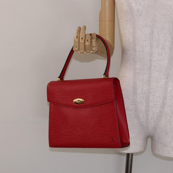 LOUIS VUITTON Epi Malesherbes Hand Bag Red M52377 LV Auth 137028