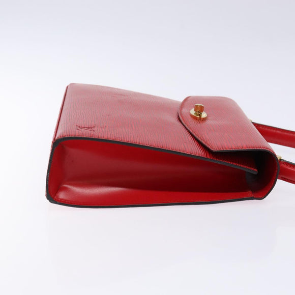 LOUIS VUITTON Epi Malesherbes Hand Bag Red M52377 LV Auth 137028
