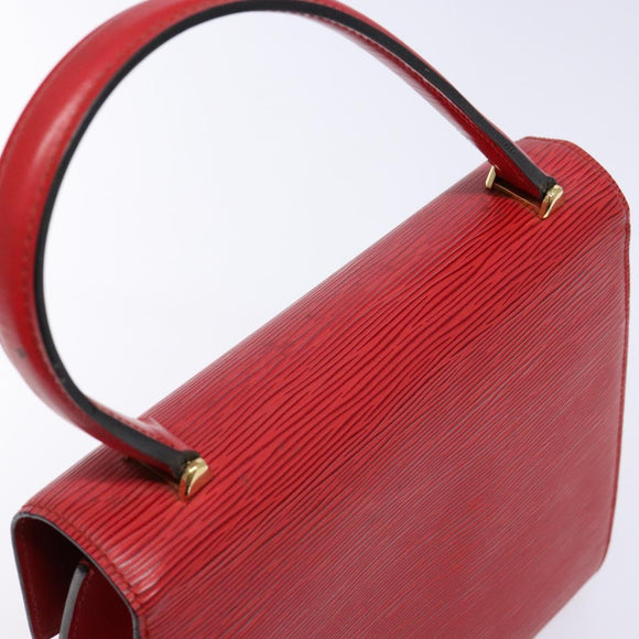 LOUIS VUITTON Epi Malesherbes Hand Bag Red M52377 LV Auth 137028
