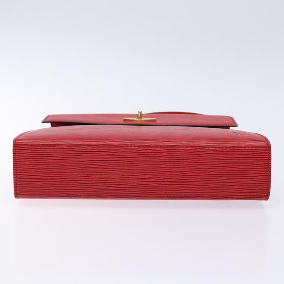 LOUIS VUITTON Epi Malesherbes Hand Bag Red M52377 LV Auth 137028