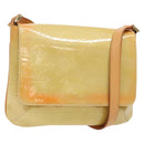 LOUIS VUITTON Monogram Vernis Thompson Street Bag Beige M91301 LV Auth 137030-1