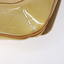 LOUIS VUITTON Monogram Vernis Thompson Street Bag Beige M91301 LV Auth 137030-16