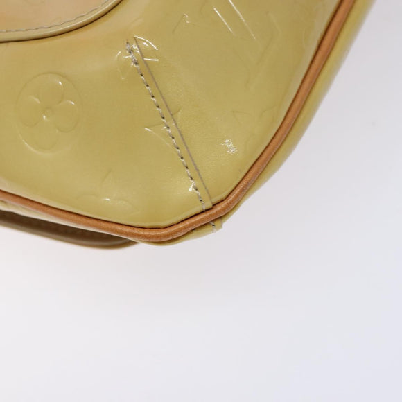 LOUIS VUITTON Monogram Vernis Thompson Street Bag Beige M91301 LV Auth 137030