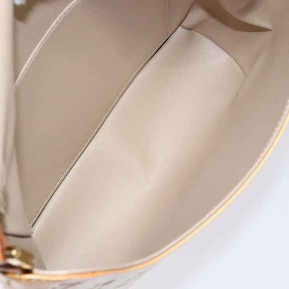 LOUIS VUITTON Monogram Vernis Thompson Street Bag Beige M91301 LV Auth 137030