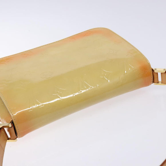 LOUIS VUITTON Monogram Vernis Thompson Street Bag Beige M91301 LV Auth 137030