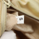 PRADA Chain Shoulder Bag Nylon Ivory Silver Auth 137031-11