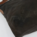 GUCCI GG Canvas Shoulder Bag Nylon Black Silver 314529 Auth 137032-9