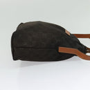 GUCCI GG Canvas Shoulder Bag Nylon Black Silver 314529 Auth 137032-4