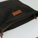 GUCCI GG Canvas Shoulder Bag Nylon Black Silver 314529 Auth 137032-6