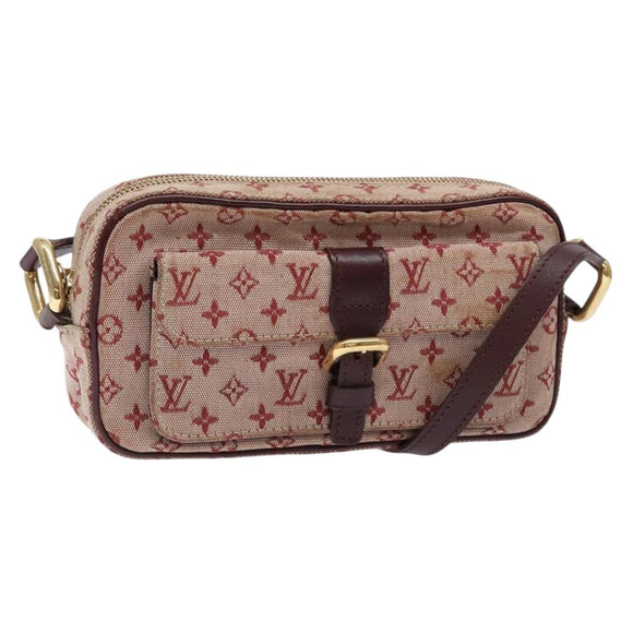 LOUIS VUITTON Monogram Mini Juliet MM Shoulder Bag Red M92219 LV Auth 137036