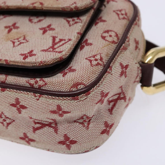 LOUIS VUITTON Monogram Mini Juliet MM Shoulder Bag Red M92219 LV Auth 137036