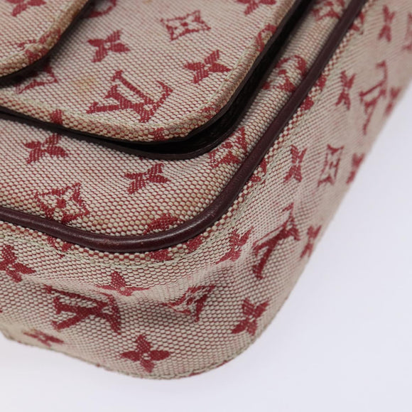 LOUIS VUITTON Monogram Mini Juliet MM Shoulder Bag Red M92219 LV Auth 137036