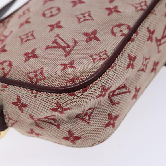 LOUIS VUITTON Monogram Mini Juliet MM Shoulder Bag Red M92219 LV Auth 137036