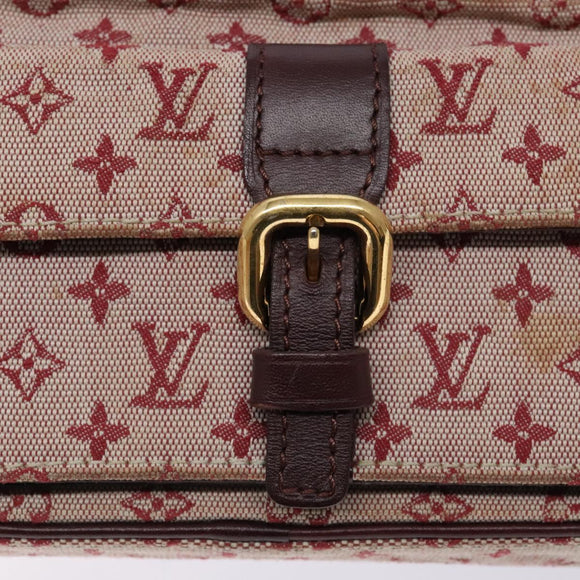 LOUIS VUITTON Monogram Mini Juliet MM Shoulder Bag Red M92219 LV Auth 137036
