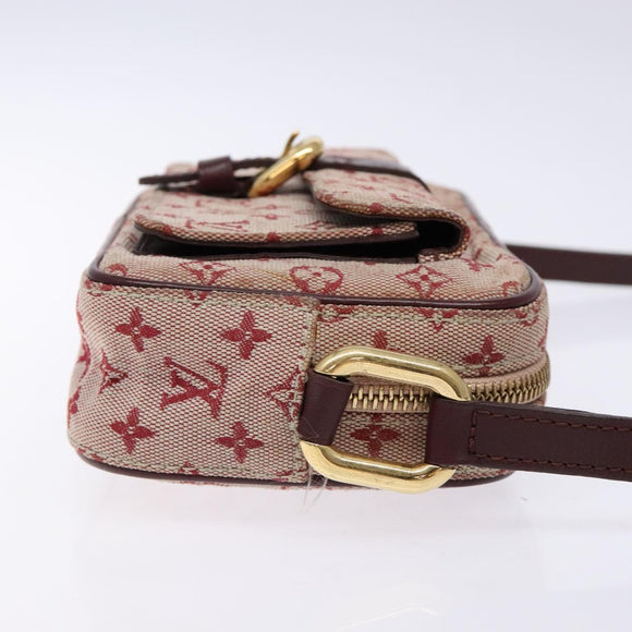 LOUIS VUITTON Monogram Mini Juliet MM Shoulder Bag Red M92219 LV Auth 137036