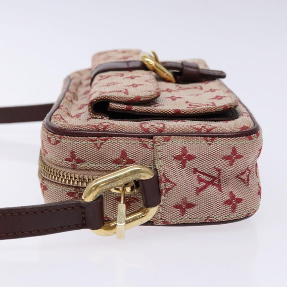 LOUIS VUITTON Monogram Mini Juliet MM Shoulder Bag Red M92219 LV Auth 137036