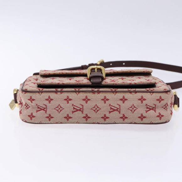 LOUIS VUITTON Monogram Mini Juliet MM Shoulder Bag Red M92219 LV Auth 137036