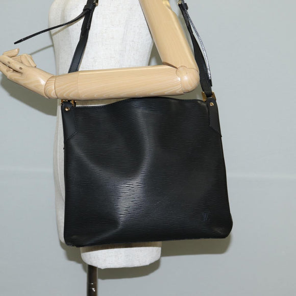 LOUIS VUITTON Epi Mandala MM Shoulder Bag Black M58892 LV Auth 137037