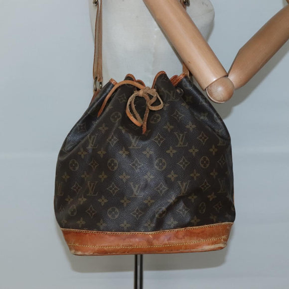 LOUIS VUITTON Monogram Noe Shoulder Bag M42224 LV Auth 137040