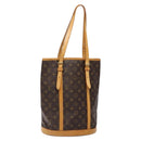 LOUIS VUITTON Monogram Bucket GM Shoulder Bag M42236 LV Auth 137051-1