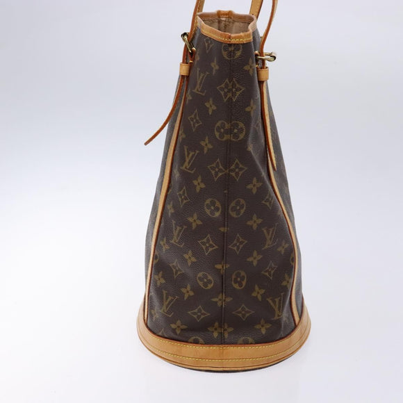 LOUIS VUITTON Monogram Bucket GM Shoulder Bag M42236 LV Auth 137051