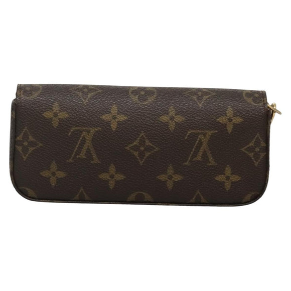 LOUIS VUITTON Monogram Pochette lagoon Glasses Case M60008 LV Auth 137059