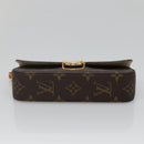 LOUIS VUITTON Monogram Pochette lagoon Glasses Case M60008 LV Auth 137059-5