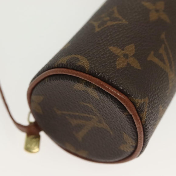 LOUIS VUITTON Monogram Papillon Pouch LV Auth 137060