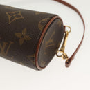 LOUIS VUITTON Monogram Papillon Pouch LV Auth 137060-15