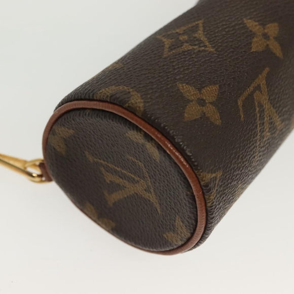 LOUIS VUITTON Monogram Papillon Pouch LV Auth 137060