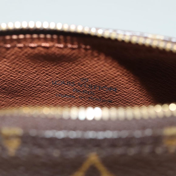 LOUIS VUITTON Monogram Papillon Pouch LV Auth 137060
