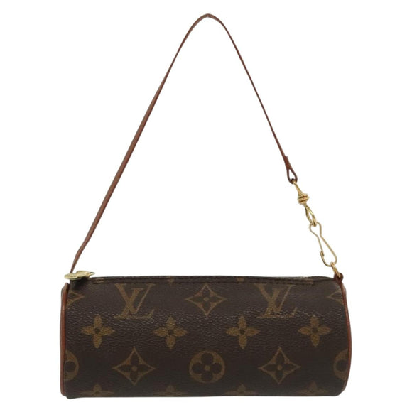 LOUIS VUITTON Monogram Papillon Pouch LV Auth 137060