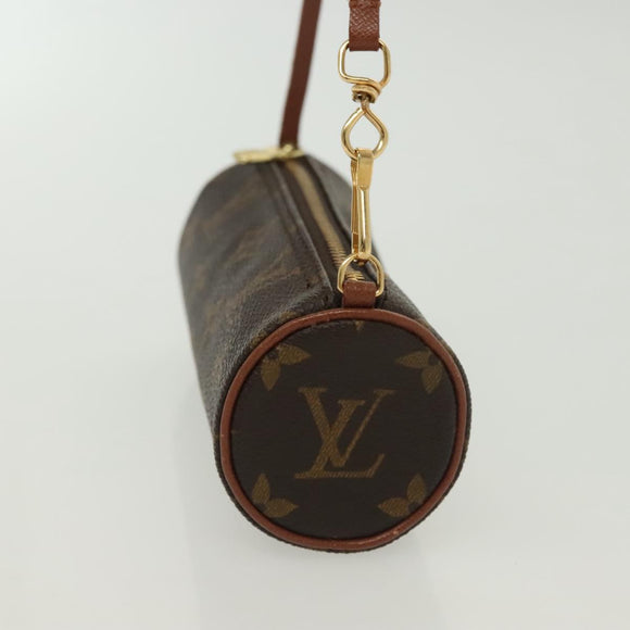 LOUIS VUITTON Monogram Papillon Pouch LV Auth 137060