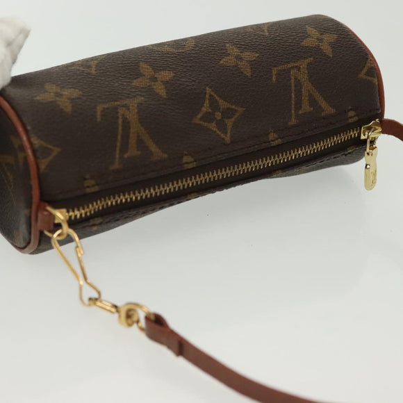 LOUIS VUITTON Monogram Papillon Pouch LV Auth 137060