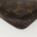 LOUIS VUITTON Monogram Pochette Accessoires Pouch M51980 LV Auth 137062-17