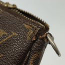 LOUIS VUITTON Monogram Pochette Accessoires Pouch M51980 LV Auth 137062-9